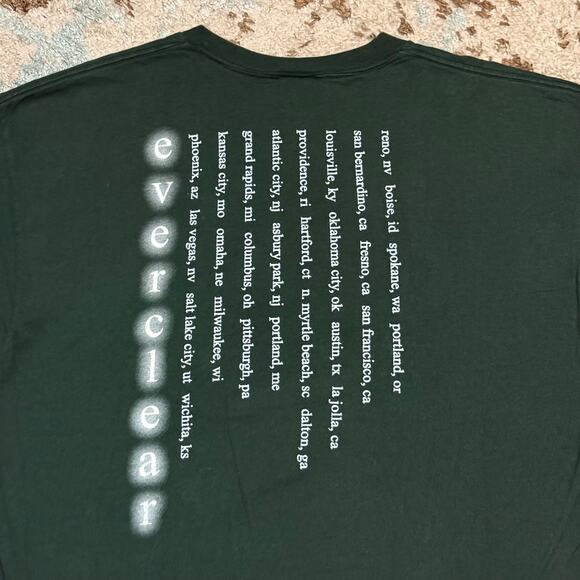 Vintage 1998 Enjoy Everclear Tour Shirt Size XL Alternative Rock Band Tee - Picture 4 of 8